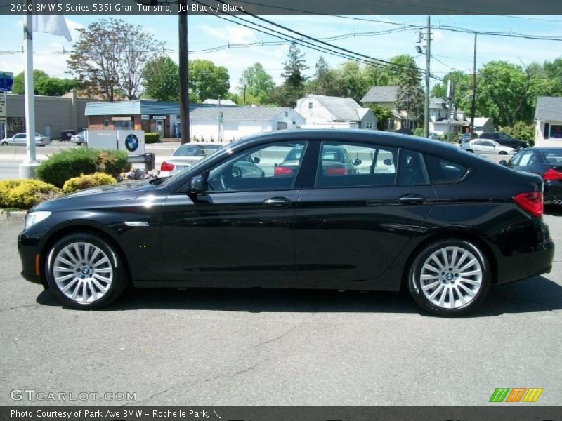 Jet Black / Black 2010 BMW 5 Series 535i Gran Turismo