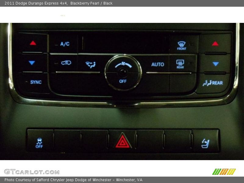 Blackberry Pearl / Black 2011 Dodge Durango Express 4x4