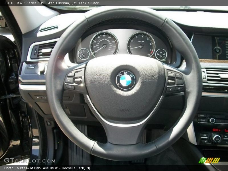 Jet Black / Black 2010 BMW 5 Series 535i Gran Turismo
