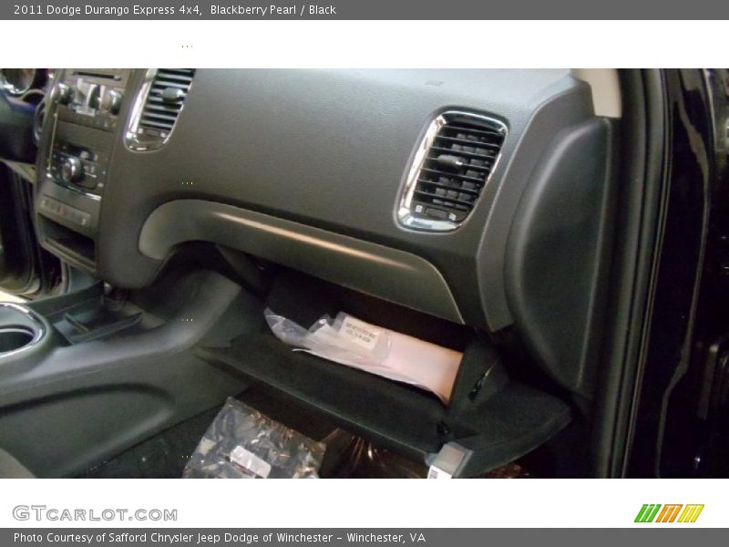 Blackberry Pearl / Black 2011 Dodge Durango Express 4x4