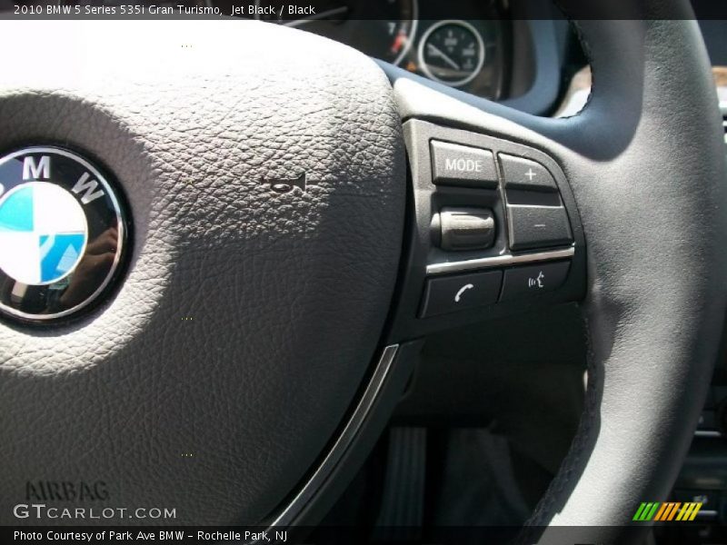 Jet Black / Black 2010 BMW 5 Series 535i Gran Turismo