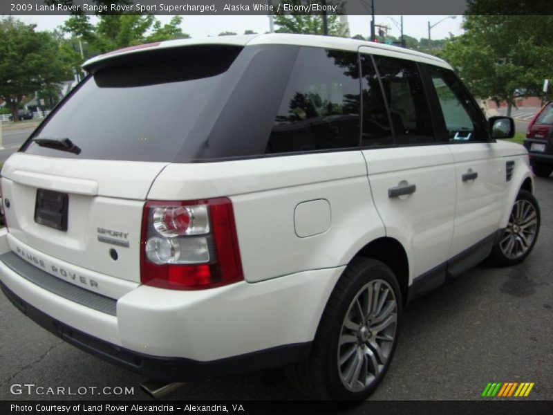 Alaska White / Ebony/Ebony 2009 Land Rover Range Rover Sport Supercharged