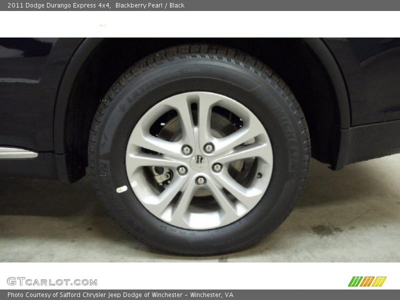 Blackberry Pearl / Black 2011 Dodge Durango Express 4x4