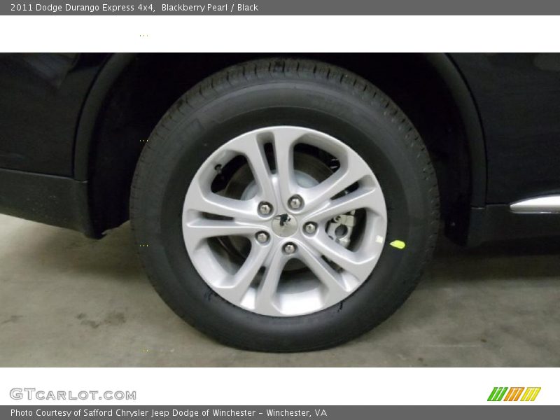 Blackberry Pearl / Black 2011 Dodge Durango Express 4x4