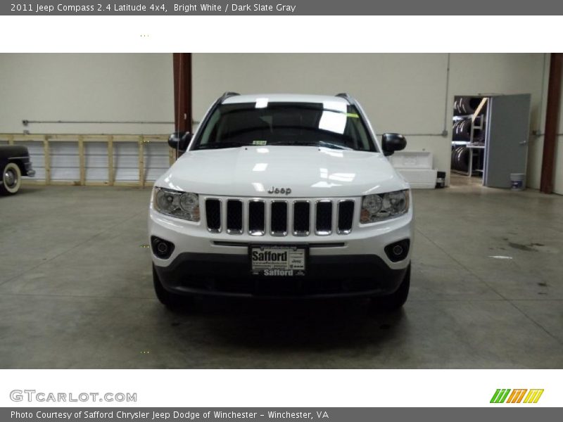 Bright White / Dark Slate Gray 2011 Jeep Compass 2.4 Latitude 4x4