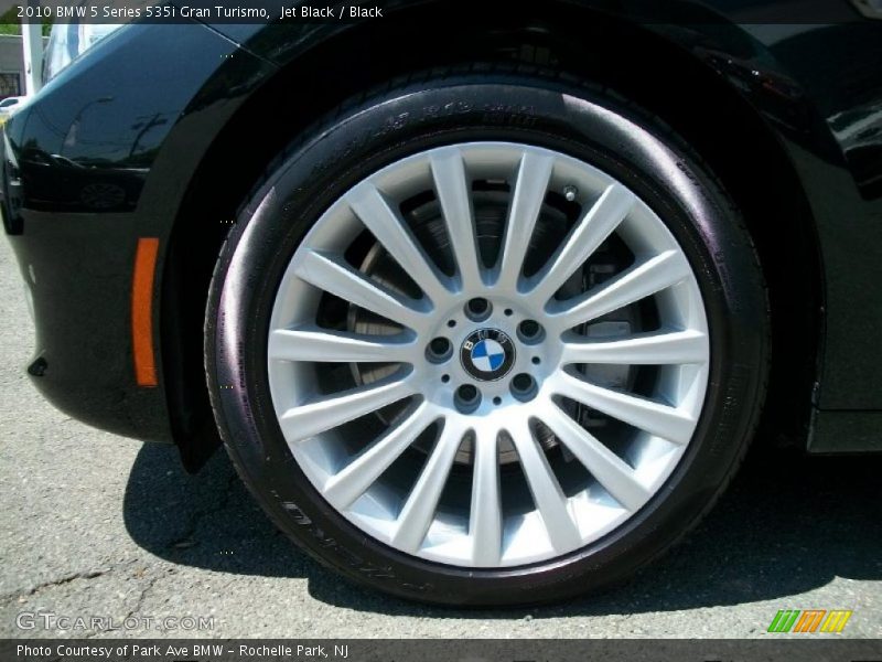 Jet Black / Black 2010 BMW 5 Series 535i Gran Turismo