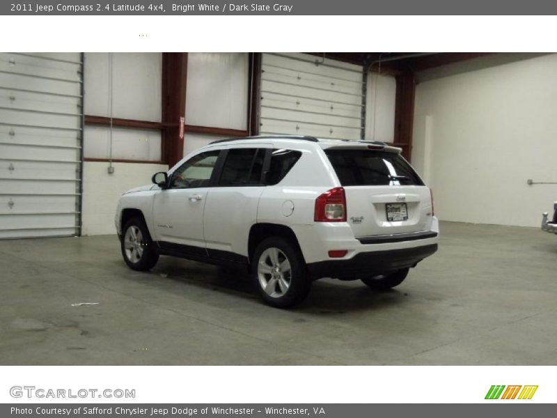 Bright White / Dark Slate Gray 2011 Jeep Compass 2.4 Latitude 4x4