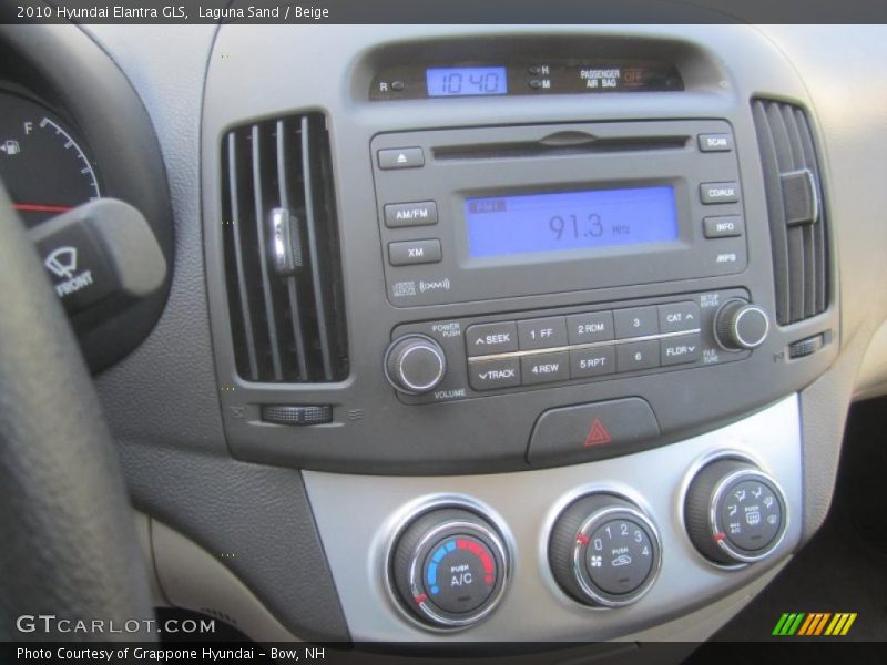 Laguna Sand / Beige 2010 Hyundai Elantra GLS