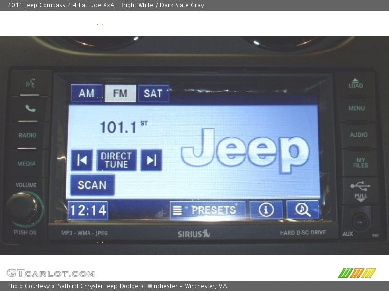 Bright White / Dark Slate Gray 2011 Jeep Compass 2.4 Latitude 4x4