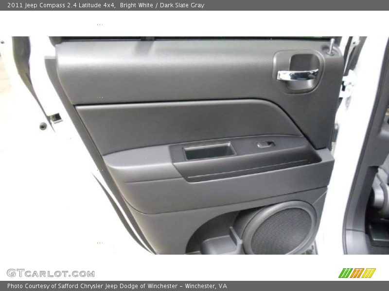 Bright White / Dark Slate Gray 2011 Jeep Compass 2.4 Latitude 4x4