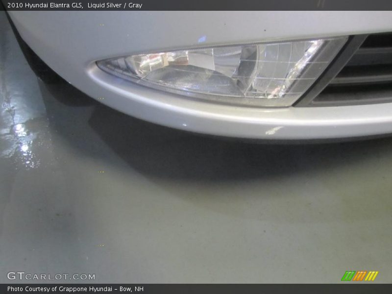 Liquid Silver / Gray 2010 Hyundai Elantra GLS