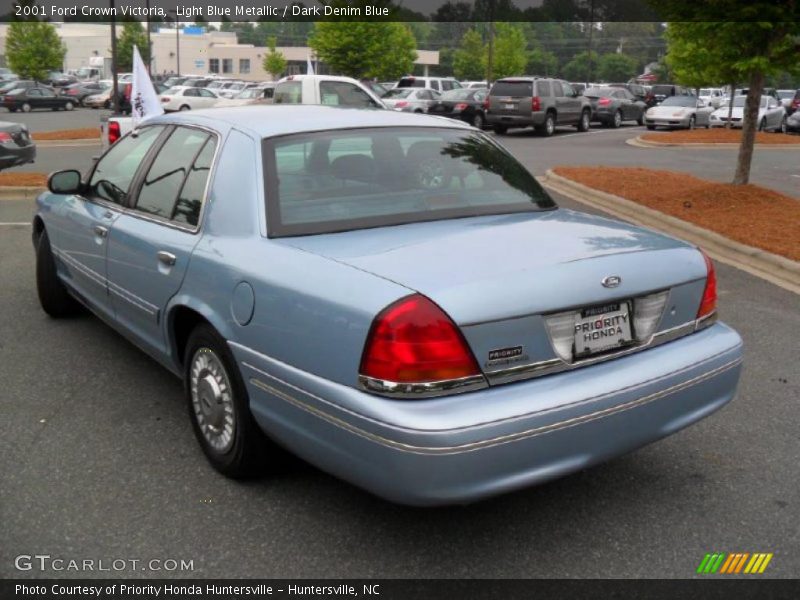 Light Blue Metallic / Dark Denim Blue 2001 Ford Crown Victoria