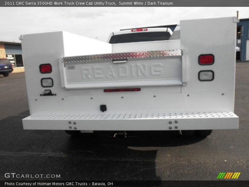 Summit White / Dark Titanium 2011 GMC Sierra 3500HD Work Truck Crew Cab Utility Truck
