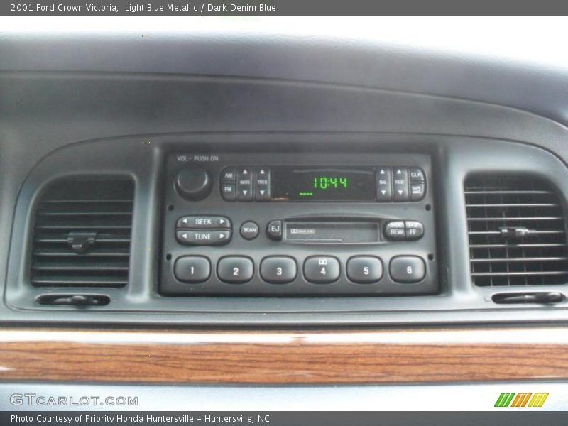 Light Blue Metallic / Dark Denim Blue 2001 Ford Crown Victoria