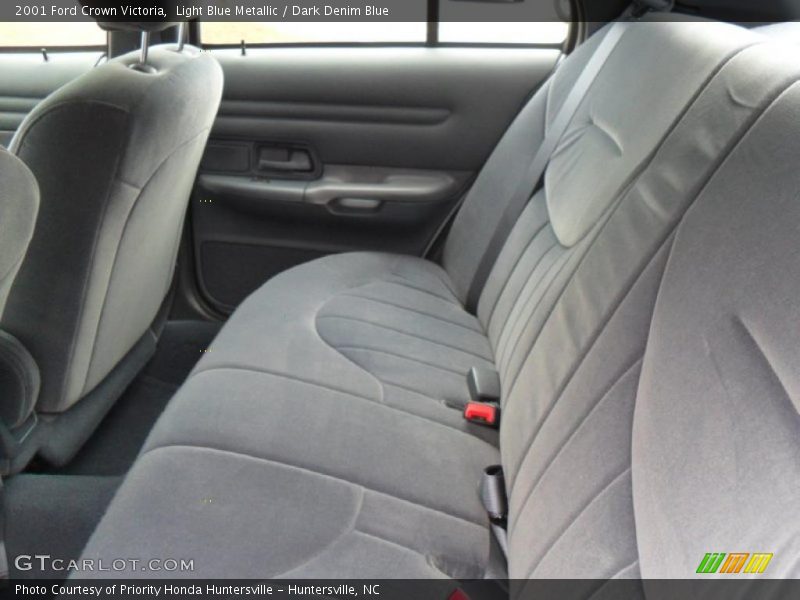 Light Blue Metallic / Dark Denim Blue 2001 Ford Crown Victoria