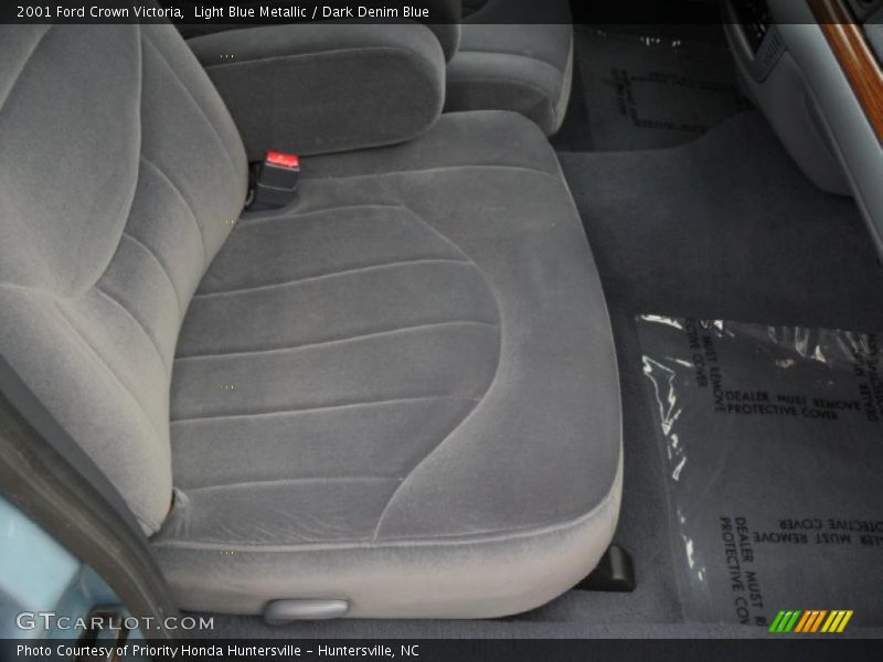 Light Blue Metallic / Dark Denim Blue 2001 Ford Crown Victoria