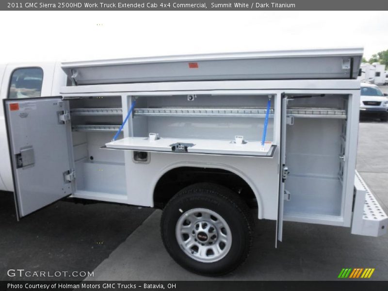  2011 Sierra 2500HD Work Truck Extended Cab 4x4 Commercial Summit White