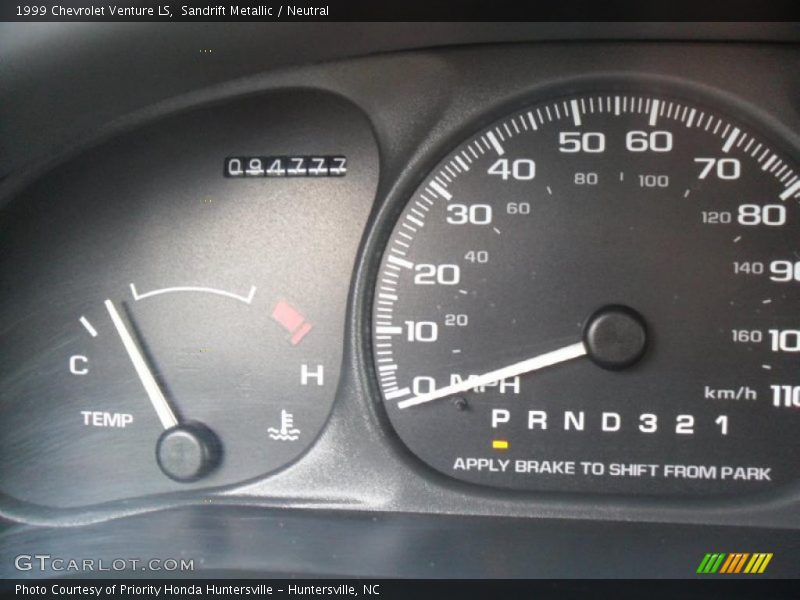 Sandrift Metallic / Neutral 1999 Chevrolet Venture LS