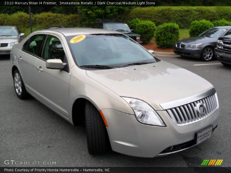 Smokestone Metallic / Dark Charcoal/Medium Light Stone 2010 Mercury Milan I4 Premier