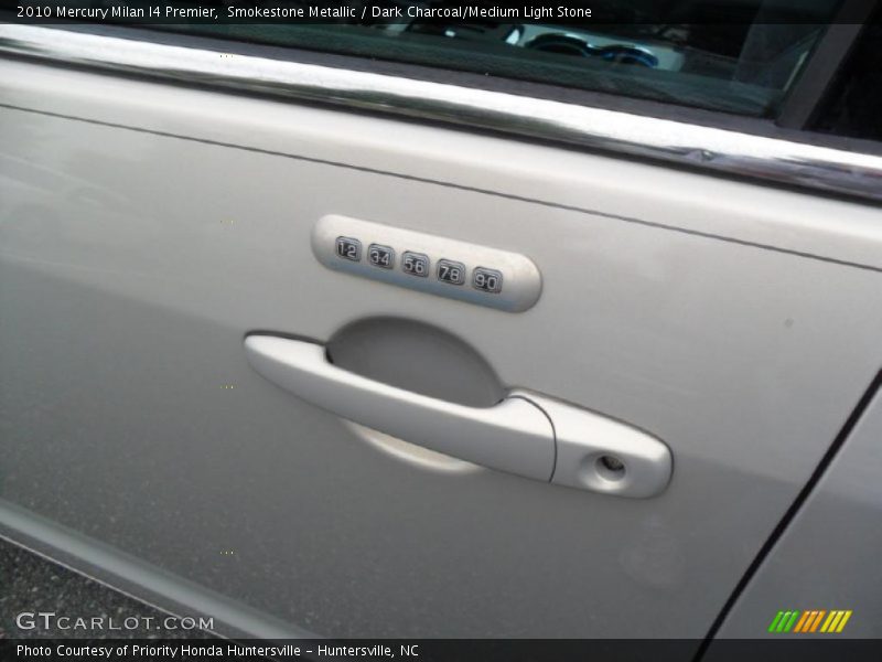 Smokestone Metallic / Dark Charcoal/Medium Light Stone 2010 Mercury Milan I4 Premier