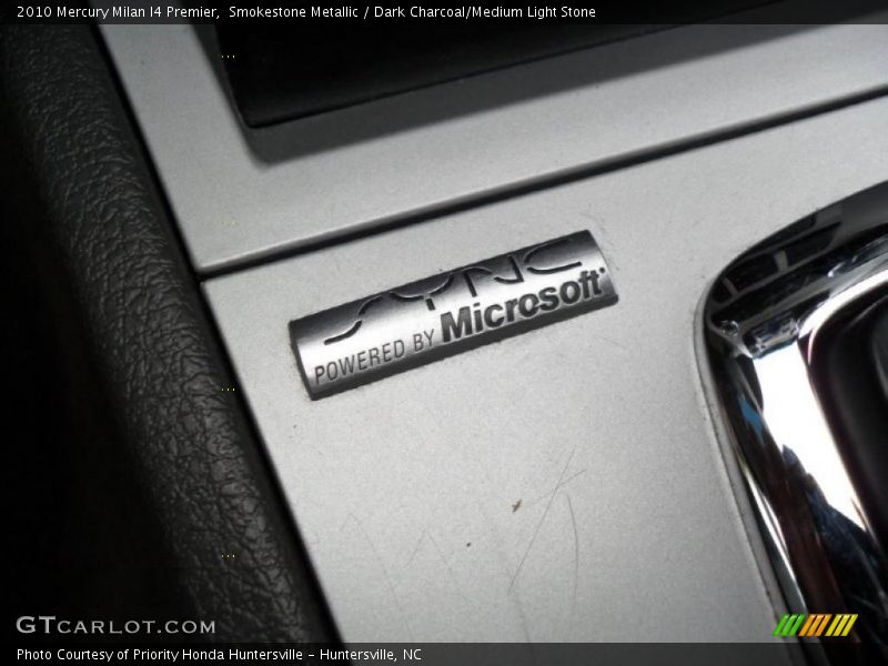 Smokestone Metallic / Dark Charcoal/Medium Light Stone 2010 Mercury Milan I4 Premier