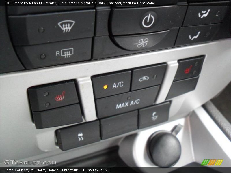 Smokestone Metallic / Dark Charcoal/Medium Light Stone 2010 Mercury Milan I4 Premier