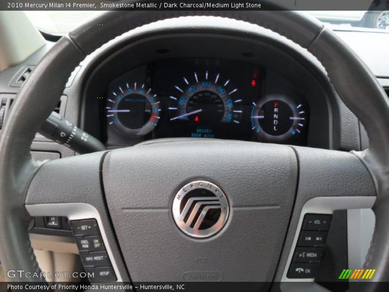 Smokestone Metallic / Dark Charcoal/Medium Light Stone 2010 Mercury Milan I4 Premier