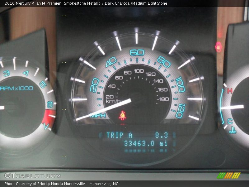 Smokestone Metallic / Dark Charcoal/Medium Light Stone 2010 Mercury Milan I4 Premier