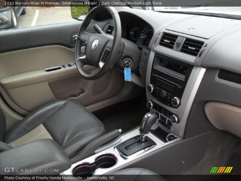 Smokestone Metallic / Dark Charcoal/Medium Light Stone 2010 Mercury Milan I4 Premier