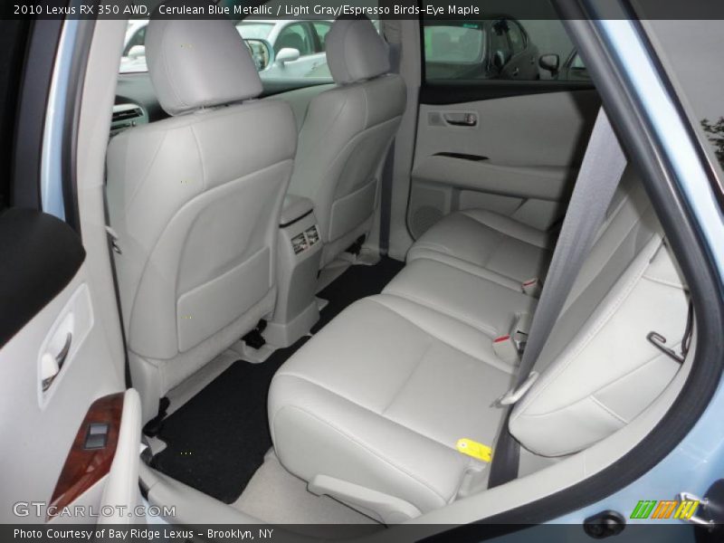 Rear Seat of 2010 RX 350 AWD