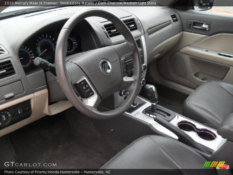 Smokestone Metallic / Dark Charcoal/Medium Light Stone 2010 Mercury Milan I4 Premier