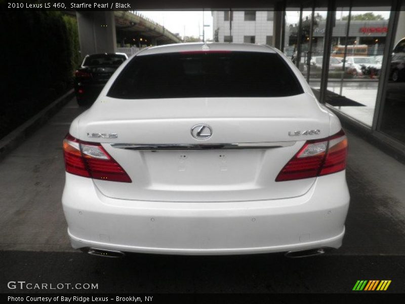 Starfire Pearl / Black 2010 Lexus LS 460