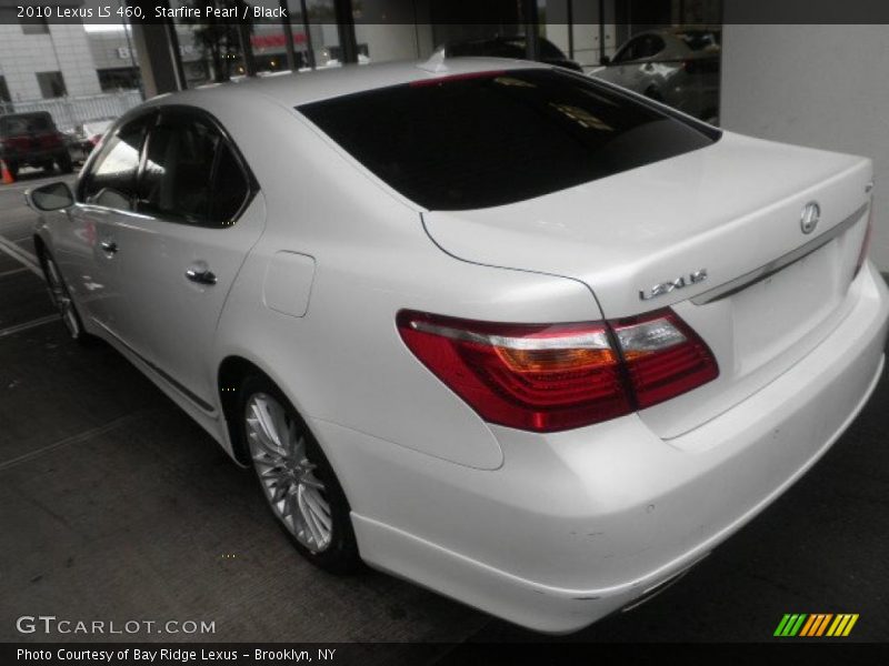 Starfire Pearl / Black 2010 Lexus LS 460