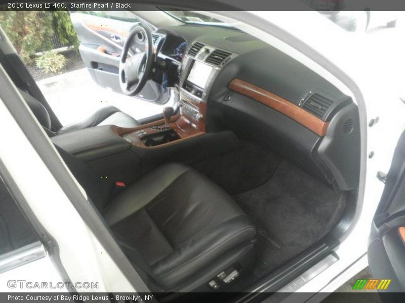 Starfire Pearl / Black 2010 Lexus LS 460