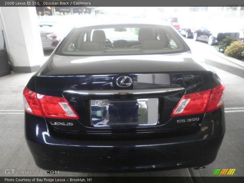 Obsidian Black / Cashmere 2008 Lexus ES 350