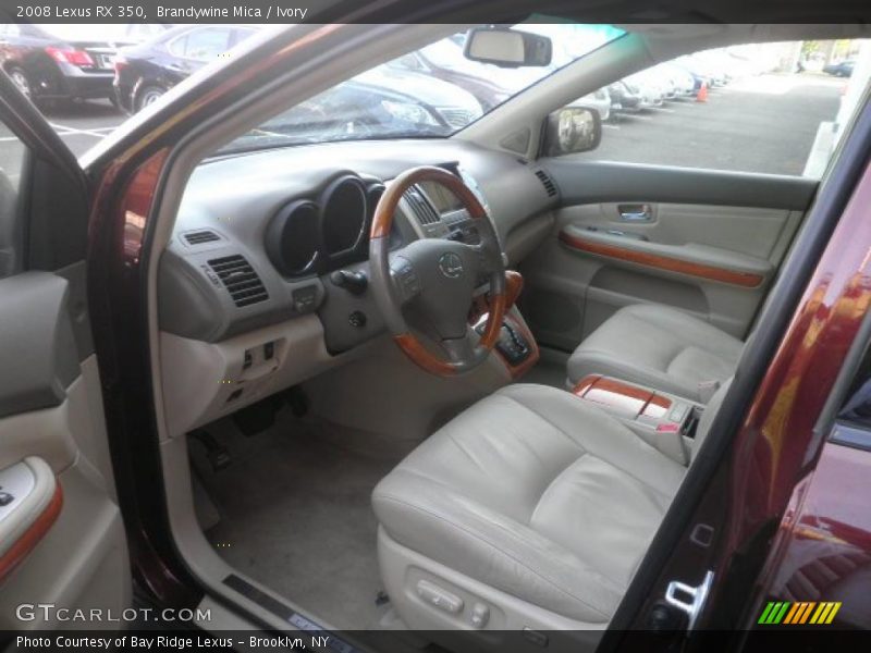  2008 RX 350 Ivory Interior