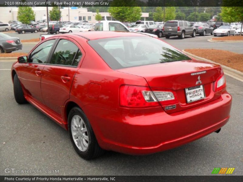 Rave Red Pearl / Medium Gray 2010 Mitsubishi Galant FE