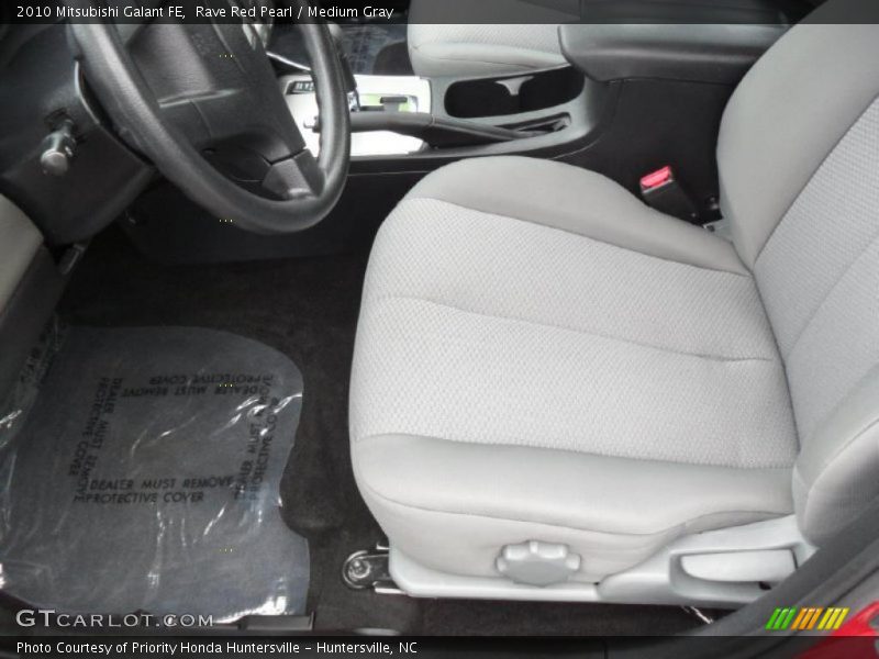 Rave Red Pearl / Medium Gray 2010 Mitsubishi Galant FE