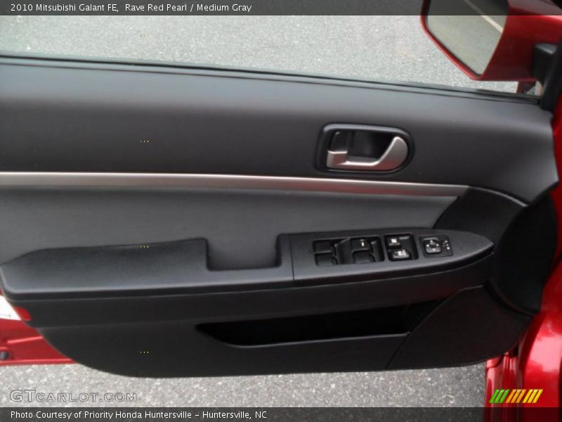 Rave Red Pearl / Medium Gray 2010 Mitsubishi Galant FE