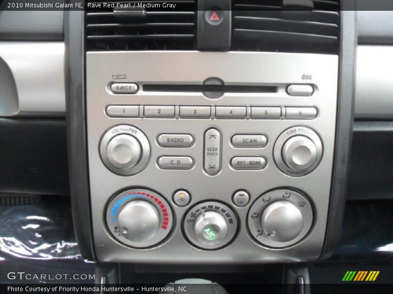 Rave Red Pearl / Medium Gray 2010 Mitsubishi Galant FE