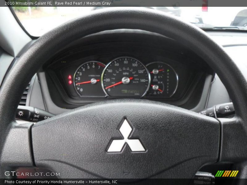 Rave Red Pearl / Medium Gray 2010 Mitsubishi Galant FE