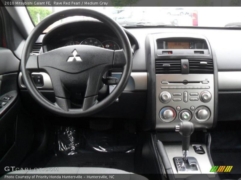 Rave Red Pearl / Medium Gray 2010 Mitsubishi Galant FE