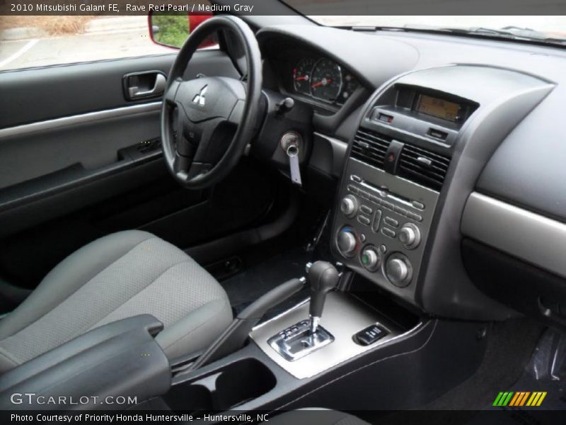 Rave Red Pearl / Medium Gray 2010 Mitsubishi Galant FE