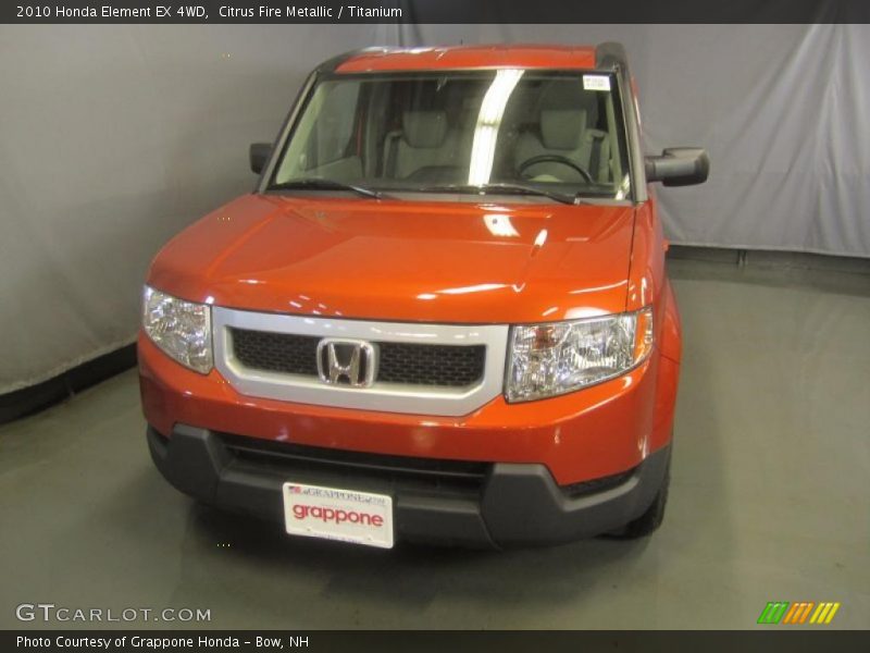 Citrus Fire Metallic / Titanium 2010 Honda Element EX 4WD