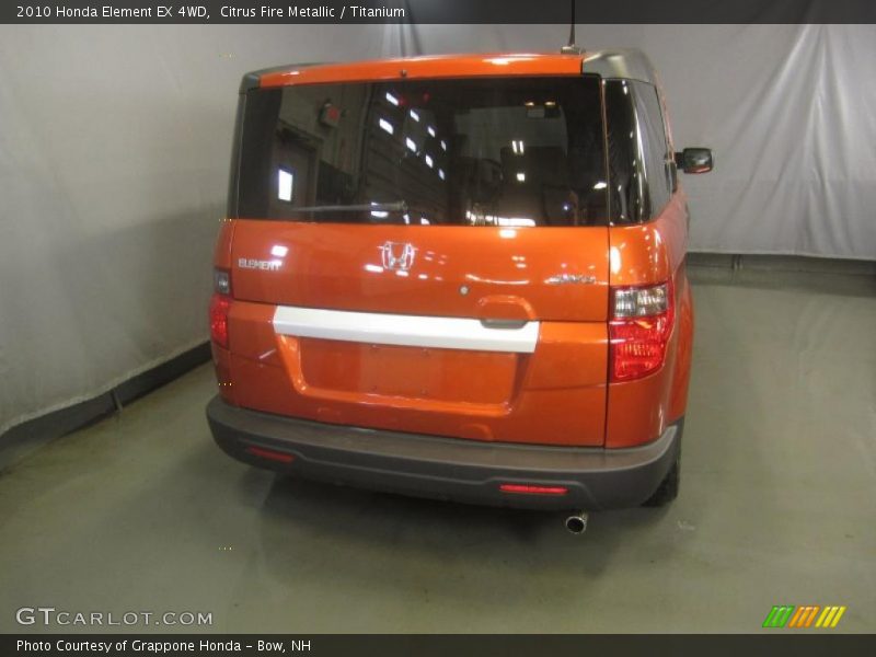 Citrus Fire Metallic / Titanium 2010 Honda Element EX 4WD