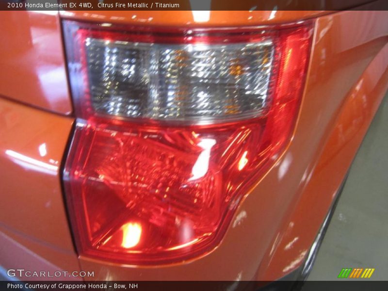 Citrus Fire Metallic / Titanium 2010 Honda Element EX 4WD