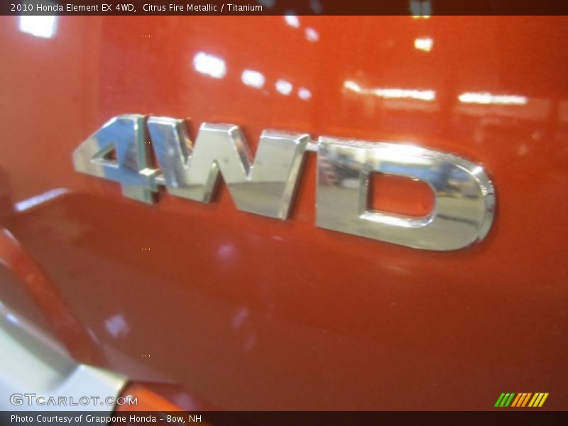 Citrus Fire Metallic / Titanium 2010 Honda Element EX 4WD