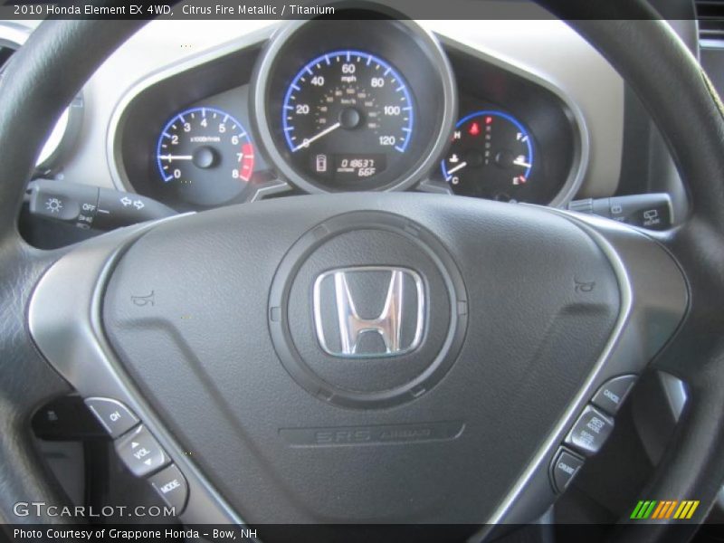 Citrus Fire Metallic / Titanium 2010 Honda Element EX 4WD