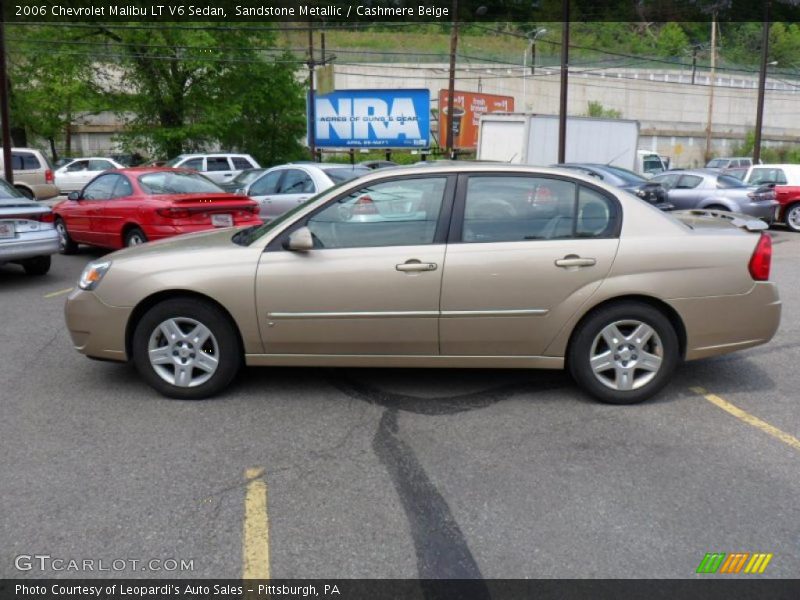 Sandstone Metallic / Cashmere Beige 2006 Chevrolet Malibu LT V6 Sedan