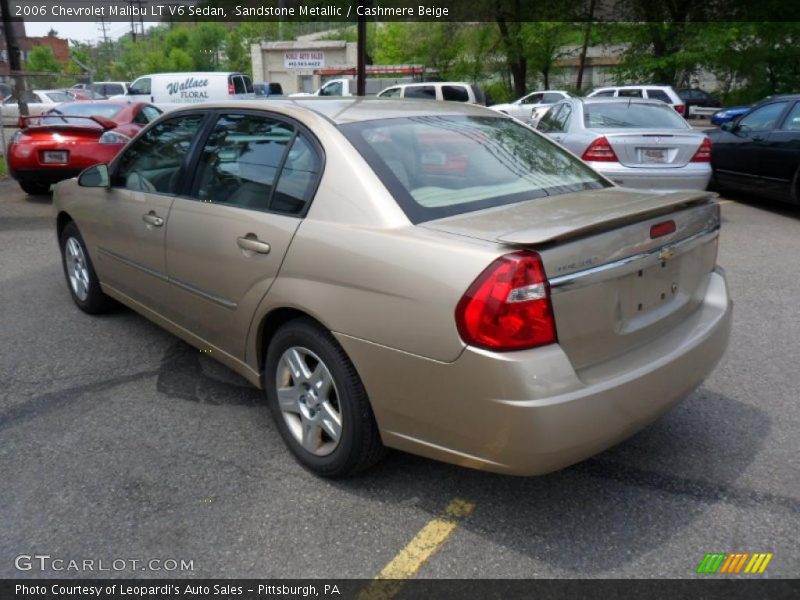 Sandstone Metallic / Cashmere Beige 2006 Chevrolet Malibu LT V6 Sedan